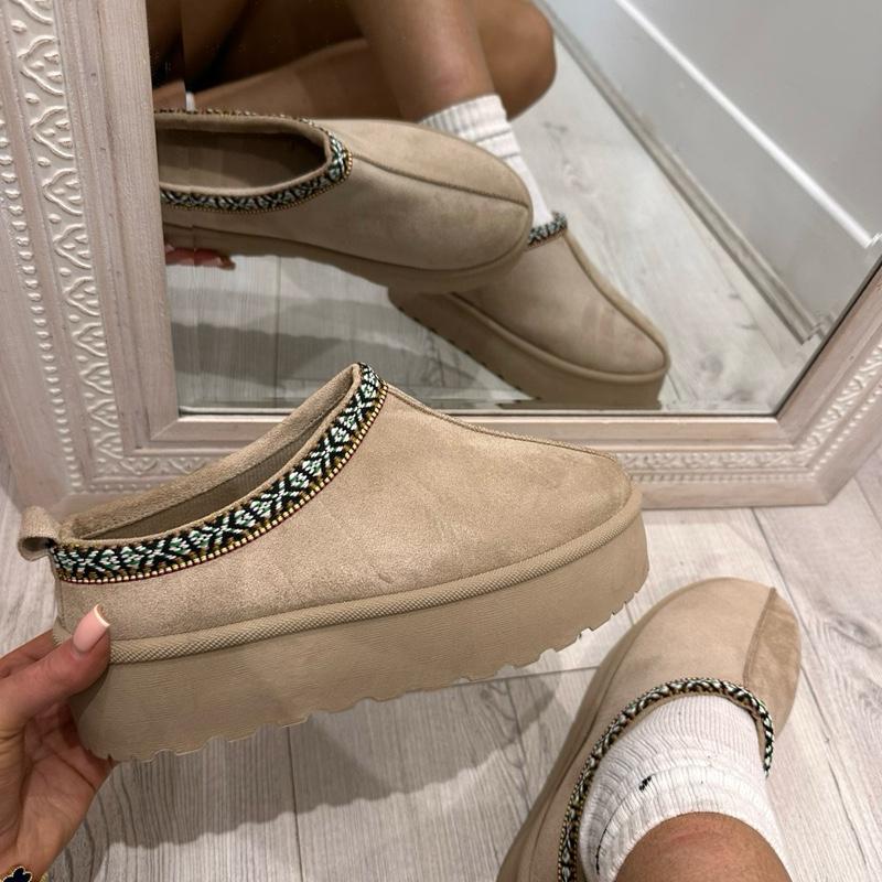 LILA Beige Winter Women Shoes