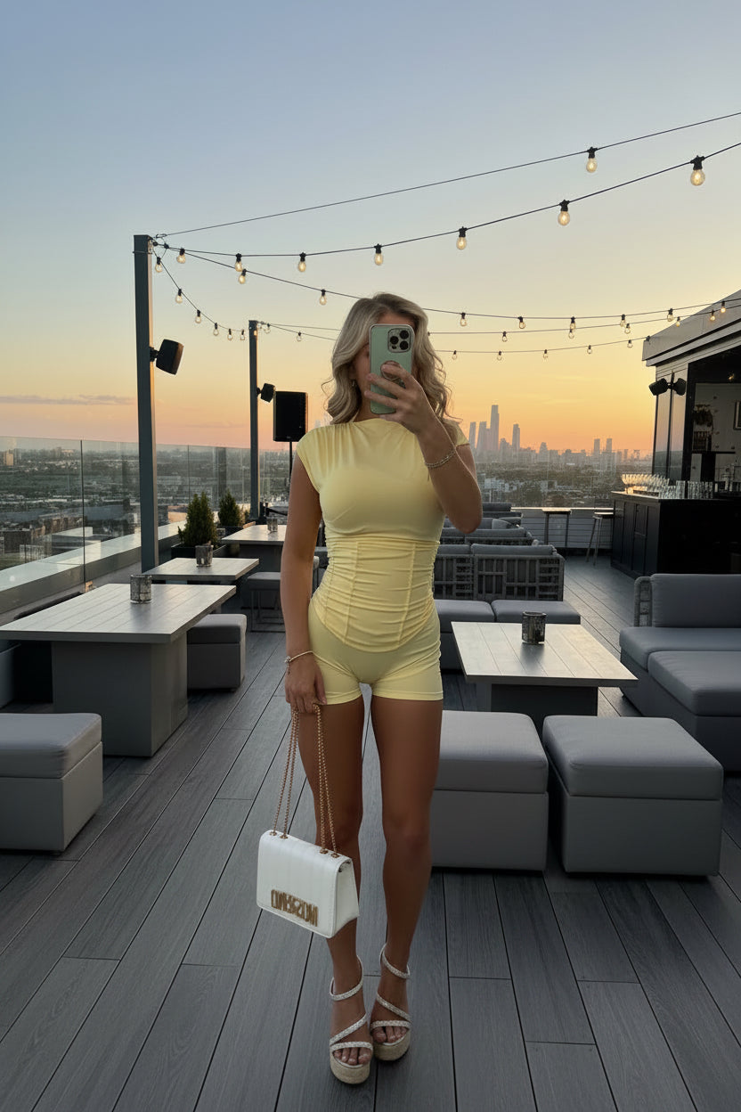 SUNSET Corset Playsuit