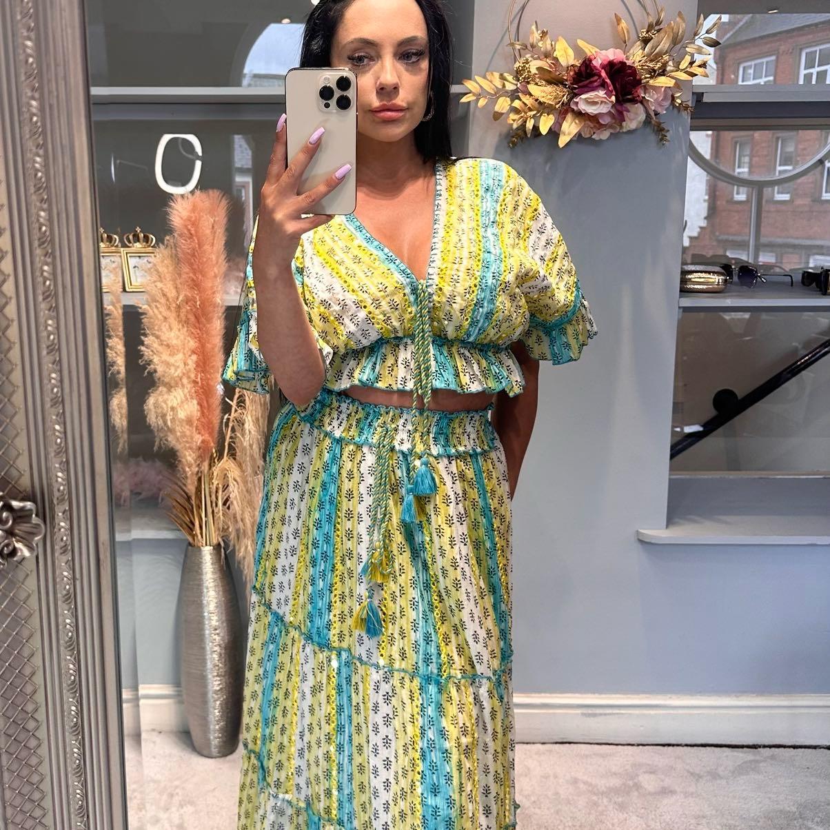 Boho Summer Co-Ord stylish outfit