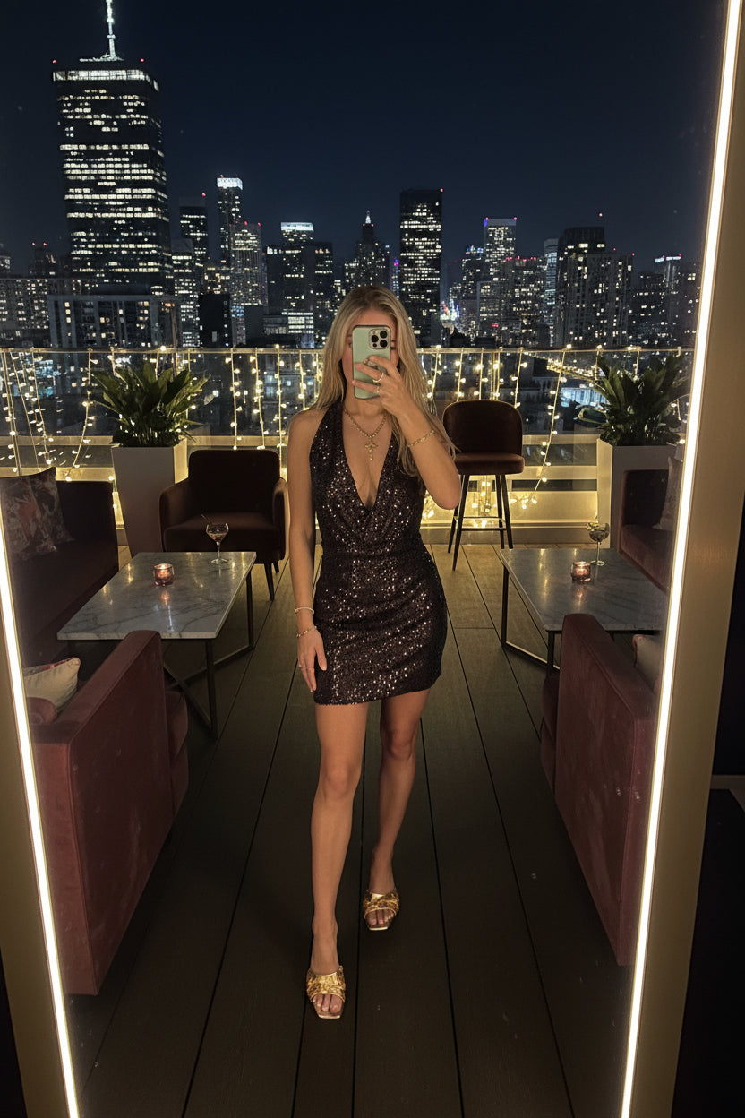 REAH Sequin Dress