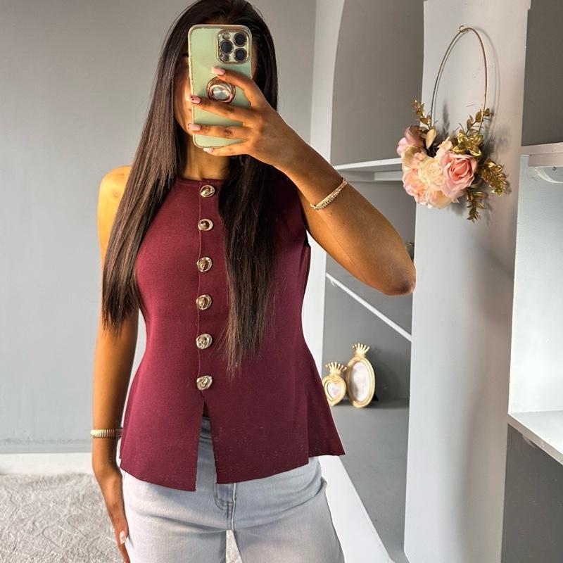 Jay Stylish Women’s Button-Up Waistcoat