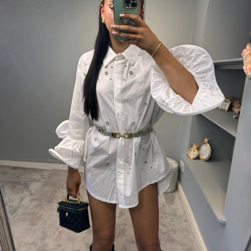 MIA Pattern Shirt Dress for Women