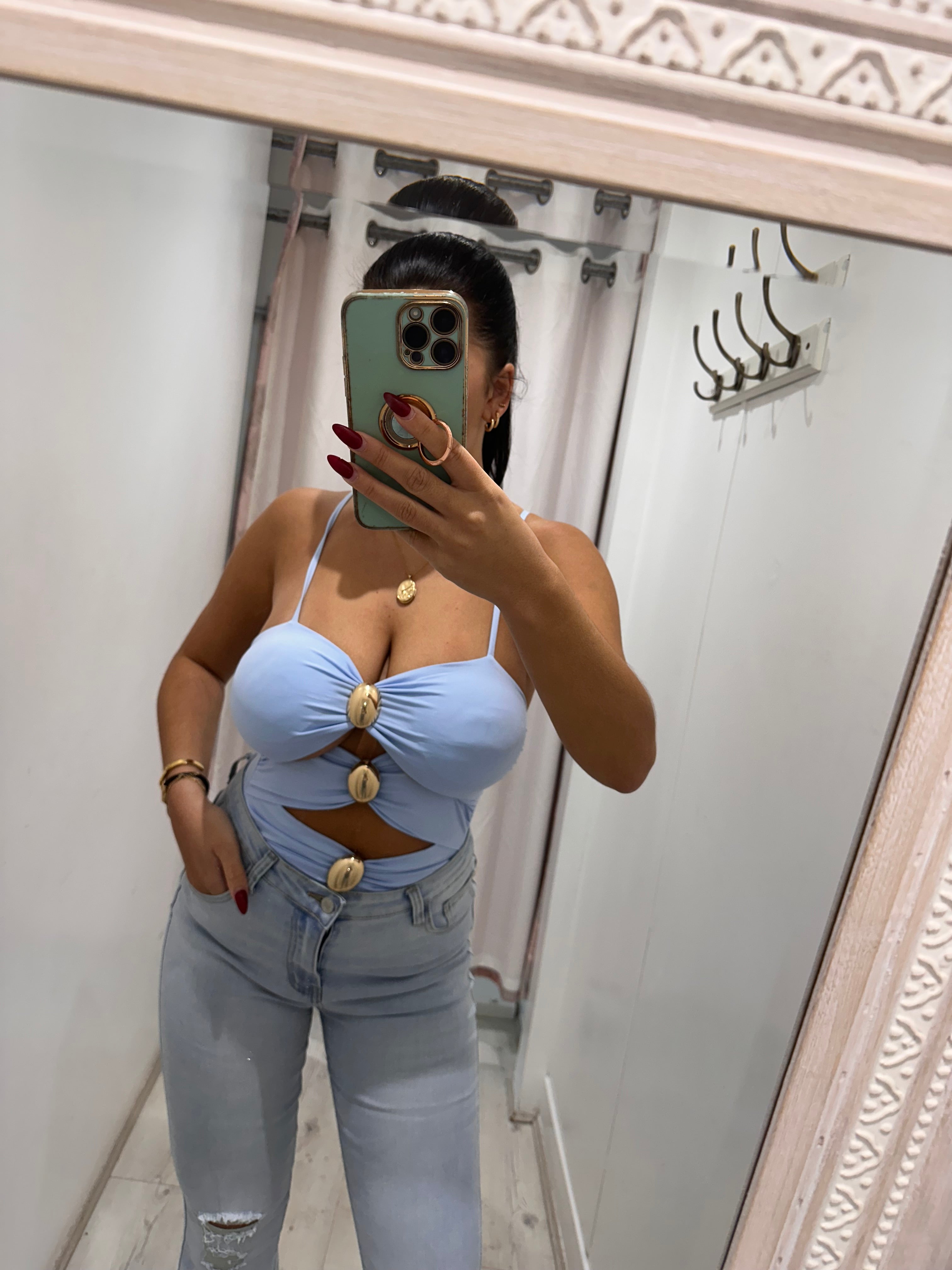 Body Romy avec boucles dorées