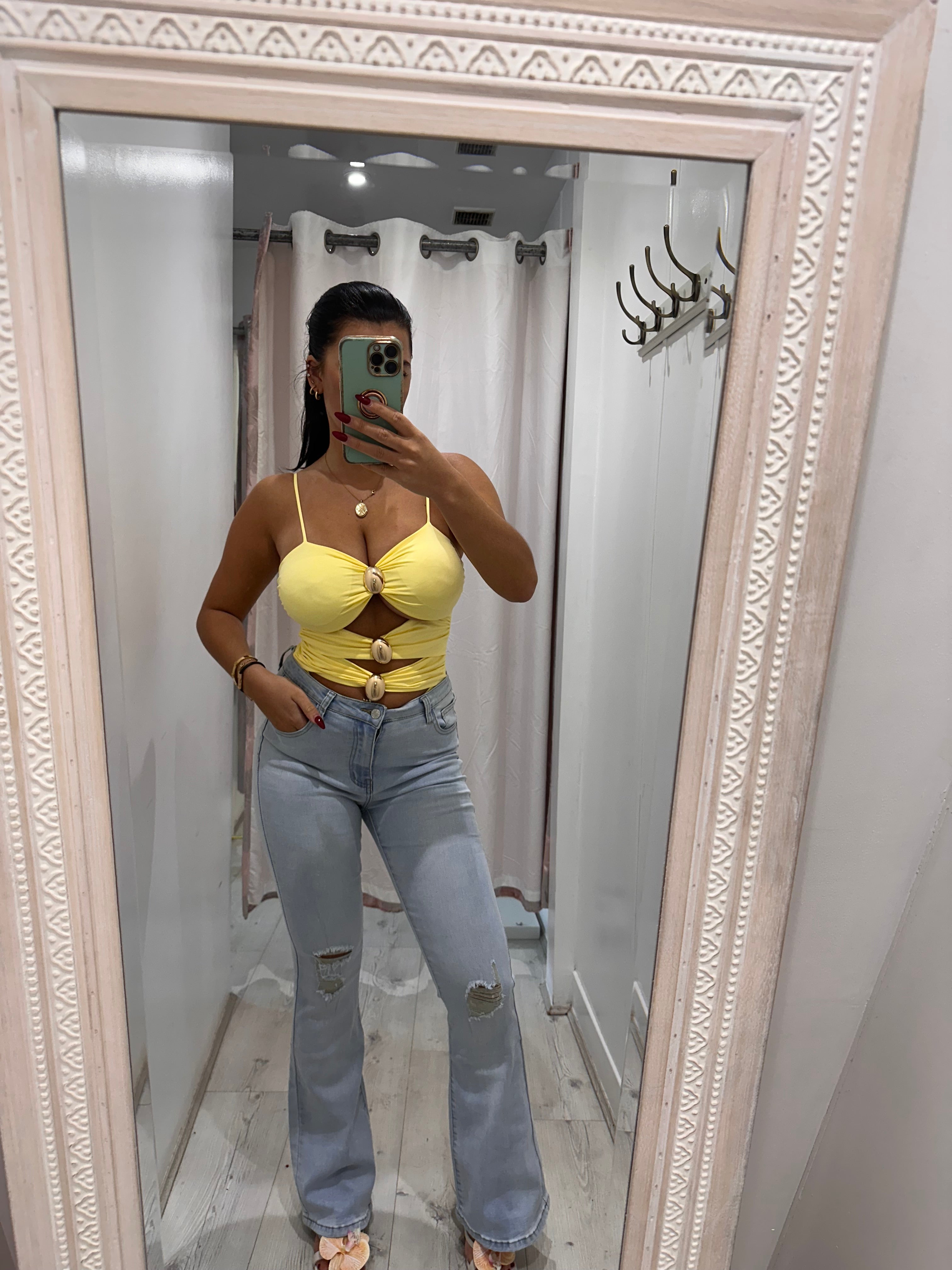 Body Romy avec boucles dorées