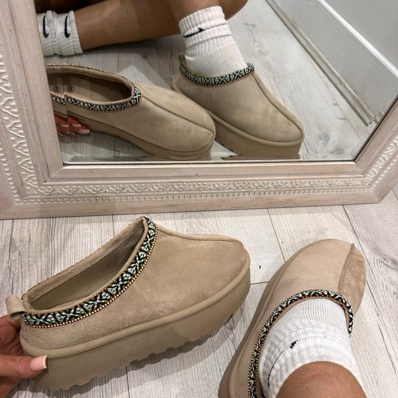 LILA Beige Winter Women Shoes