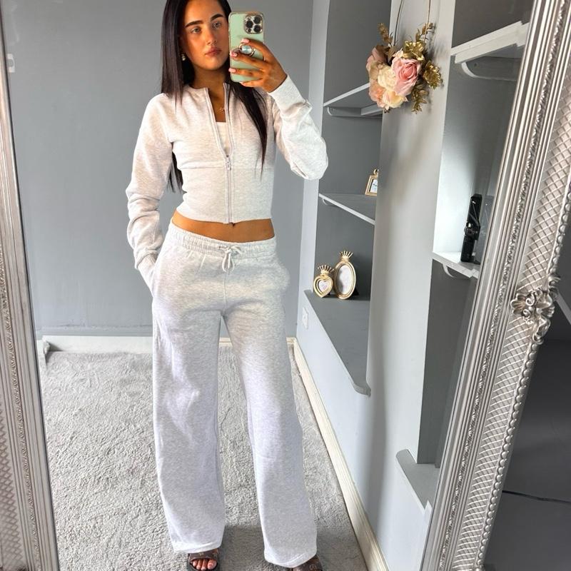 Tahlya Wide Leg Zipped Tracksuit