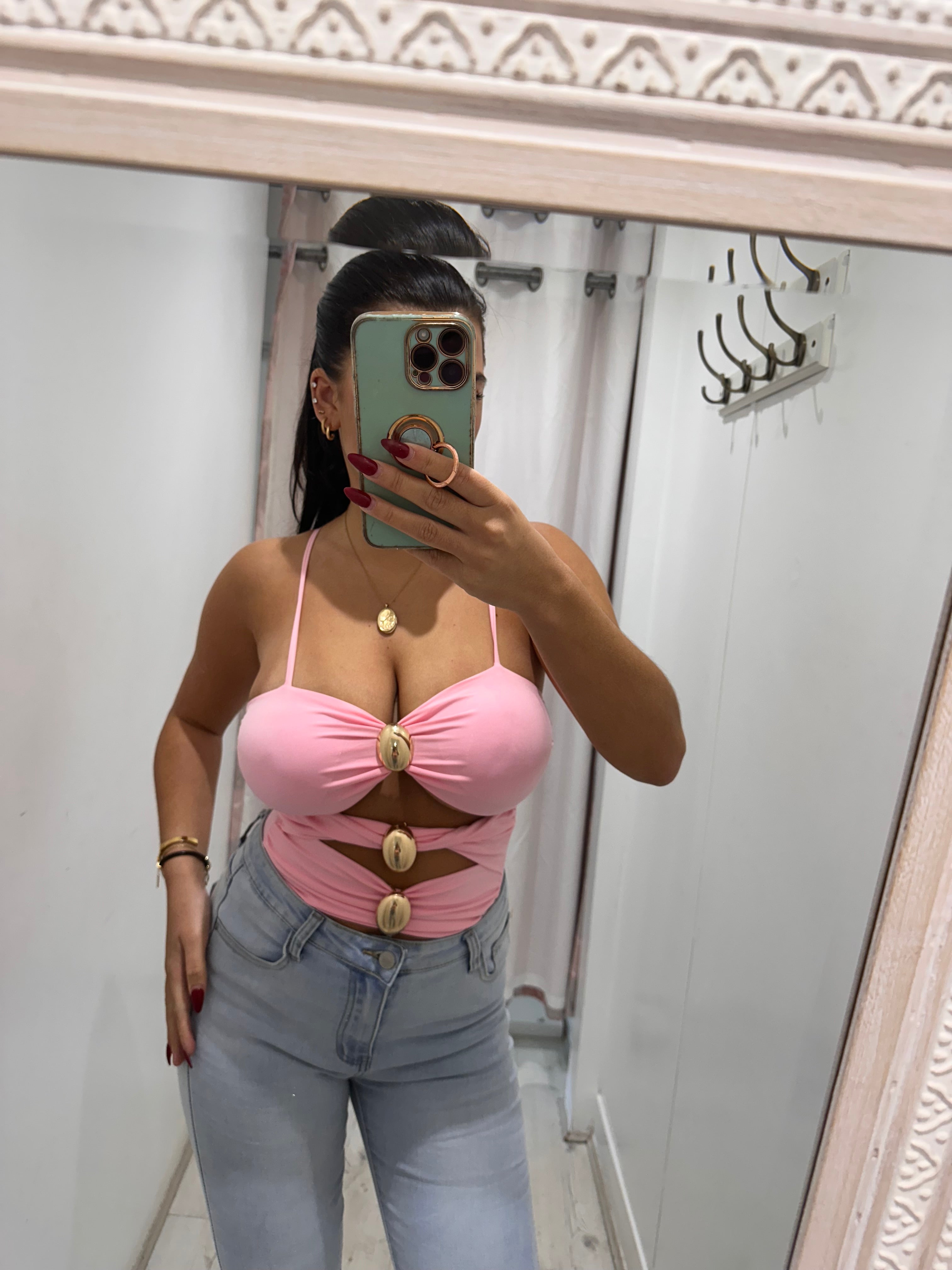 Body Romy avec boucles dorées