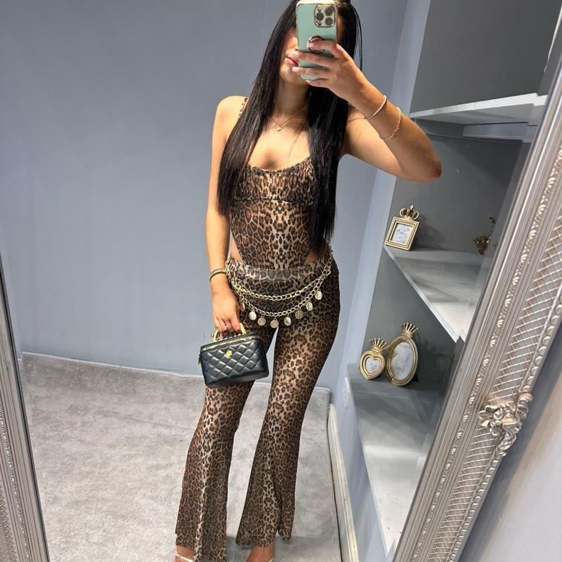 Perrie Stylish Leopard Print Festival Co-Ord