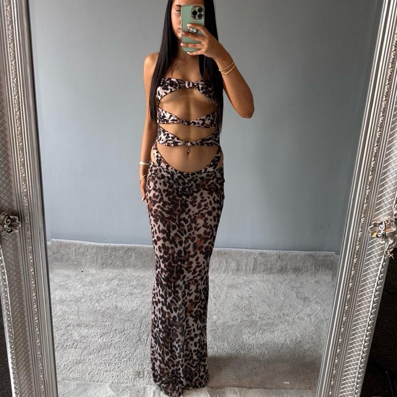 Perrie Stylish Leopard Print Festival Co-Ord