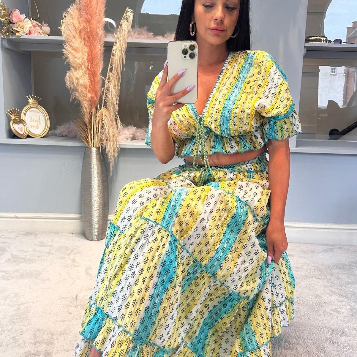 Boho Summer Co-Ord stylish outfit