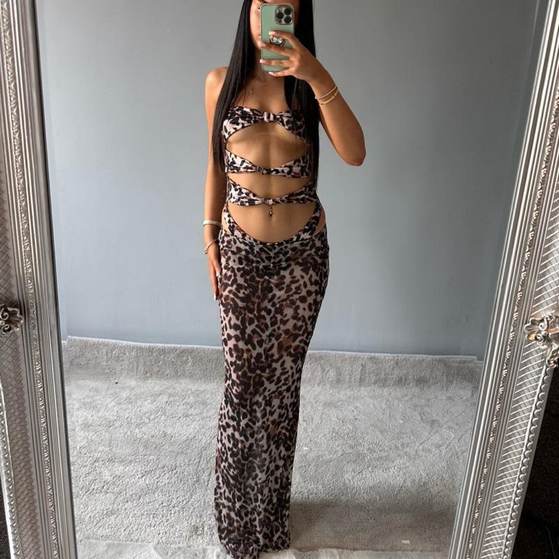 Perrie Stylish Leopard Print Festival Co-Ord