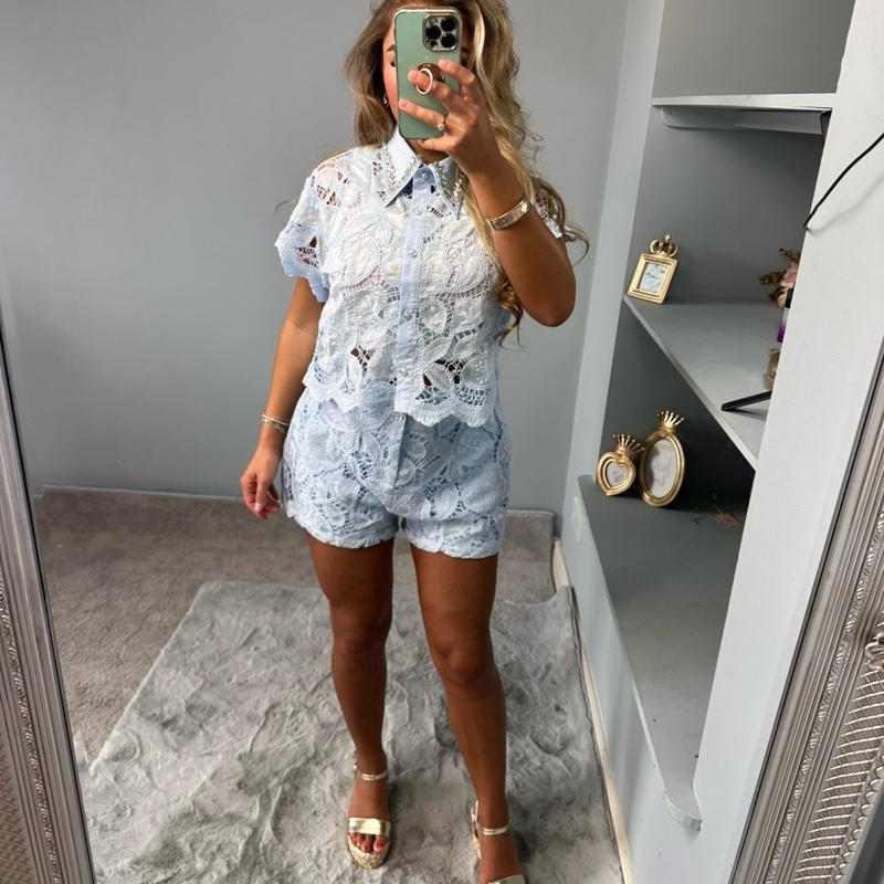 Oceania Women’s Lace Diamante Co-Ord
