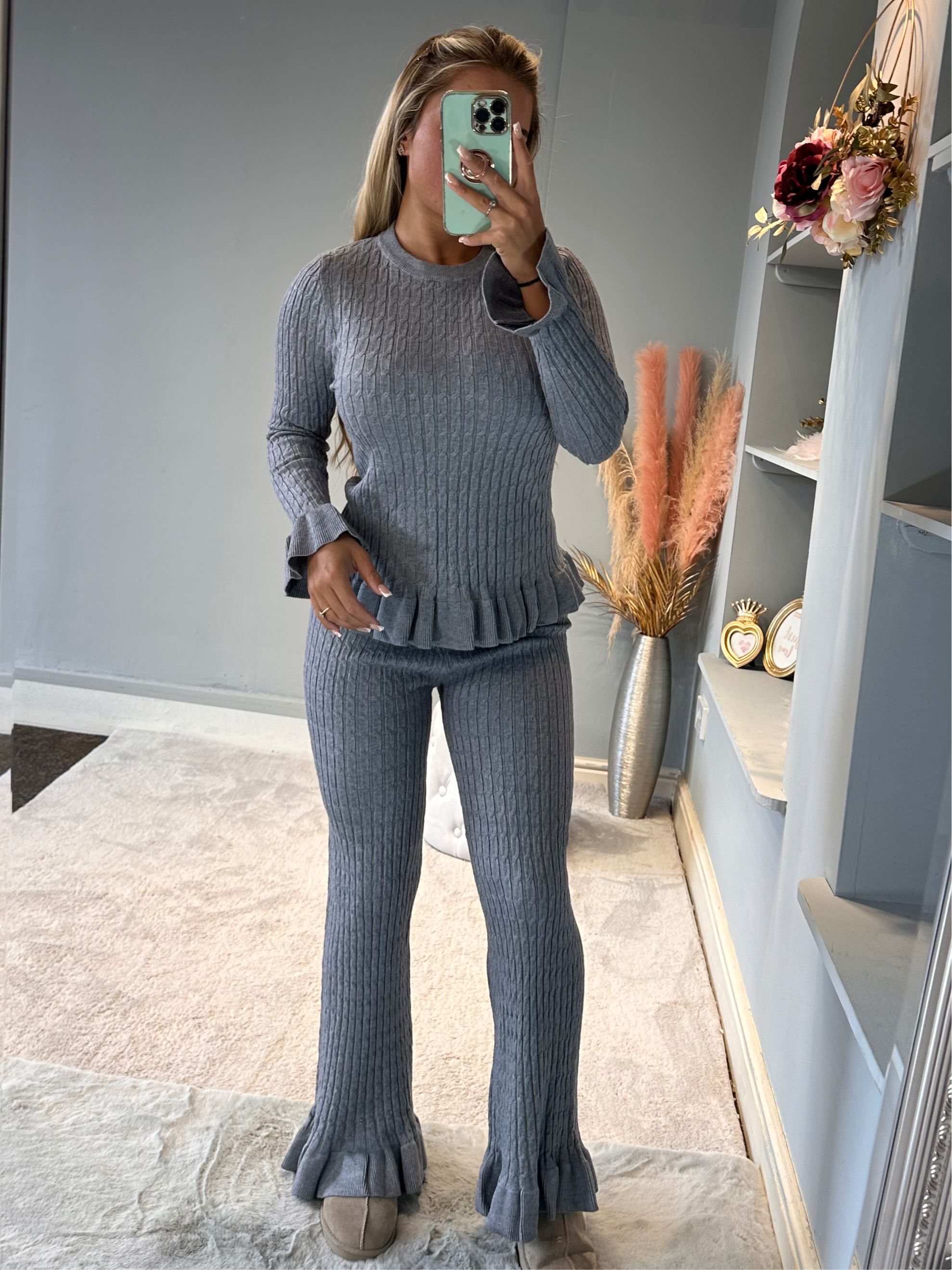 Lilly Frilled Lounge Coord One Size 6-20 | Everyday Comfort & Style - GWP
