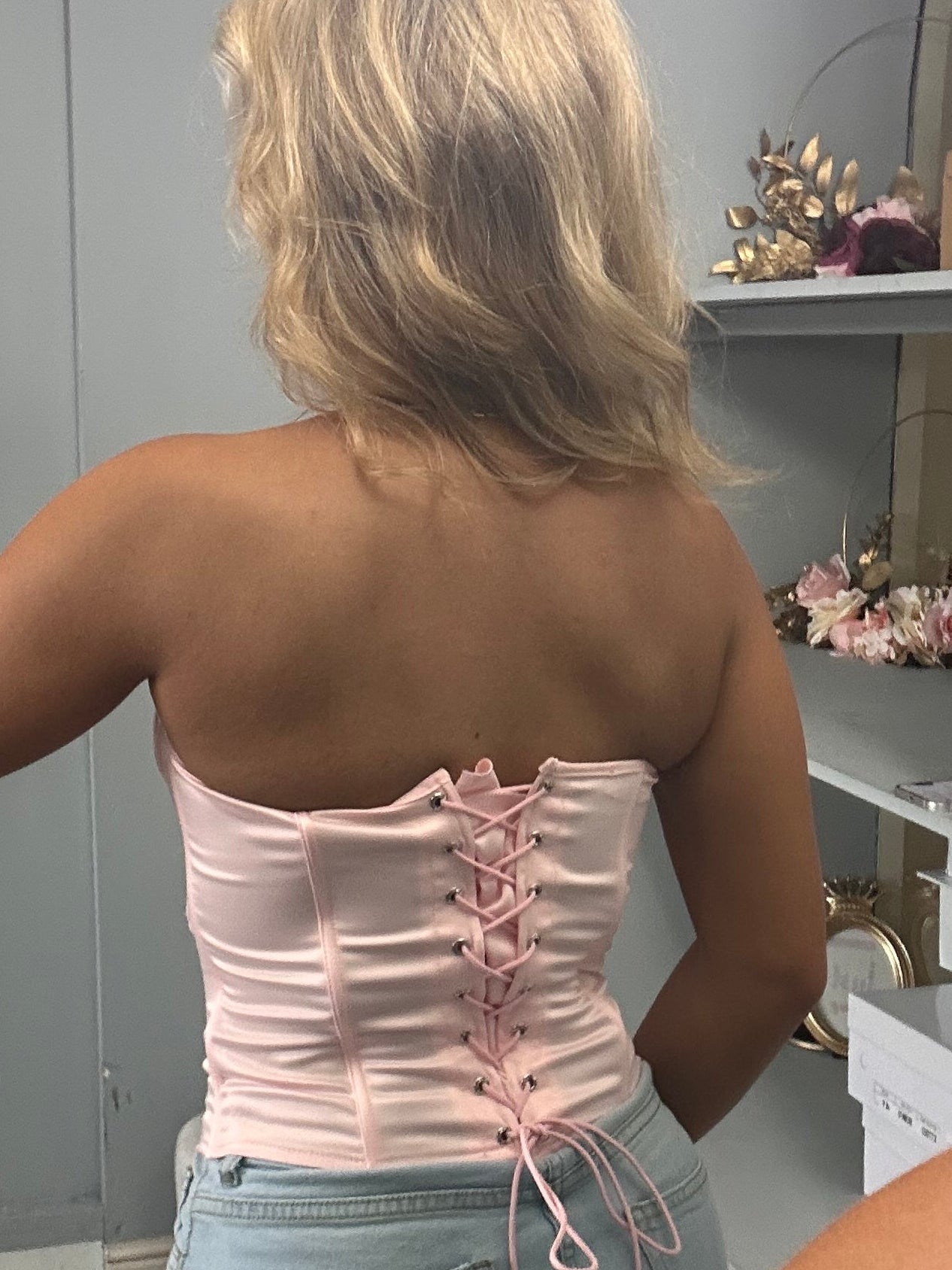 MILLIE Satin Corset
