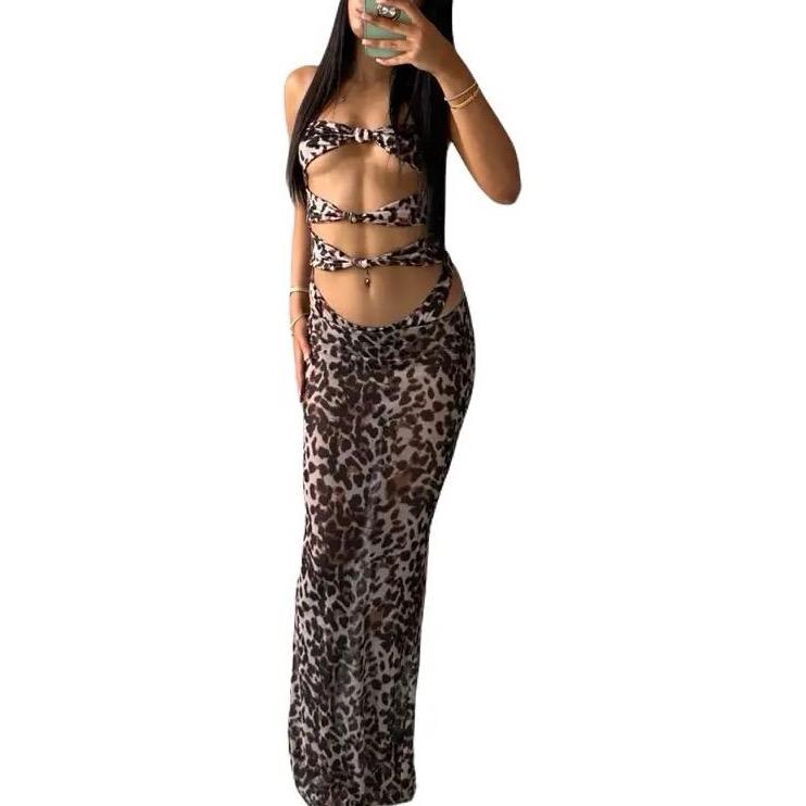 Perrie Stylish Leopard Print Festival Co-Ord