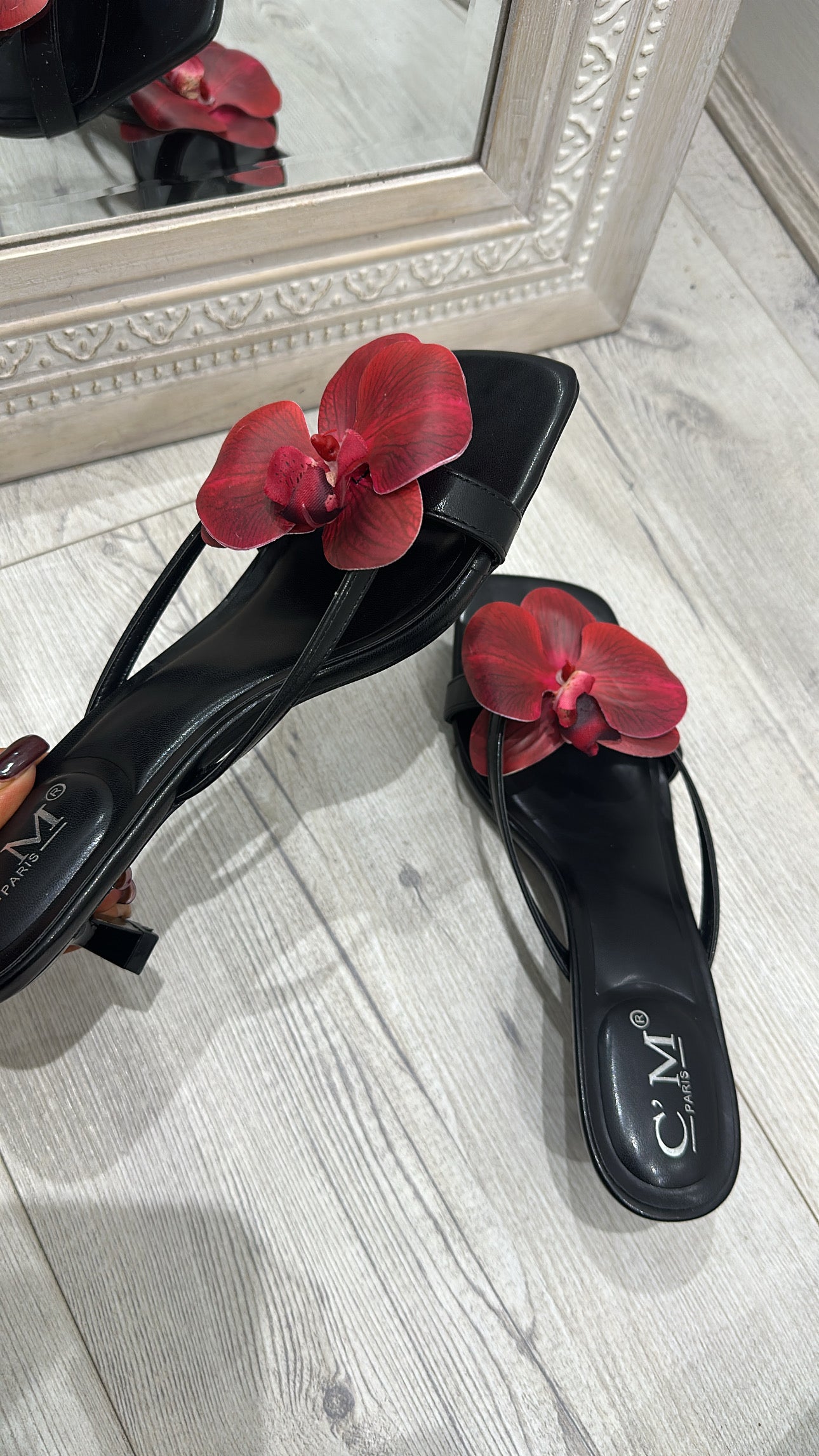 Lola Flower Kitten Heels