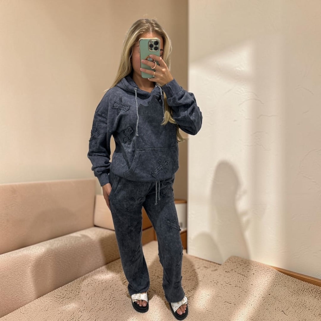 Trish Oversized Cross Tracksuit