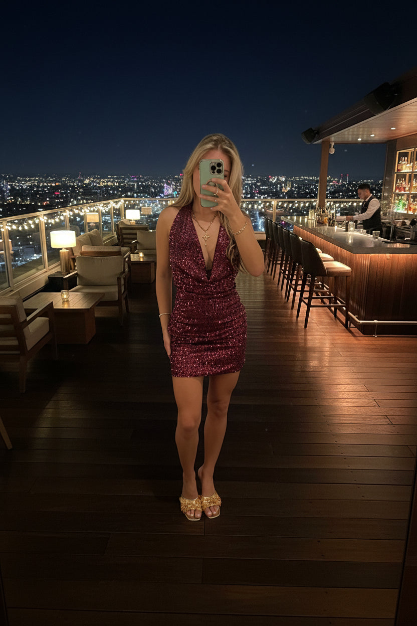 REAH Sequin Dress