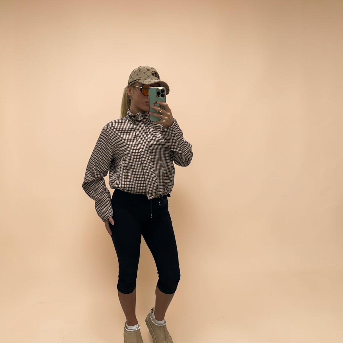 GIANNI Chekerd Bomber Jacket