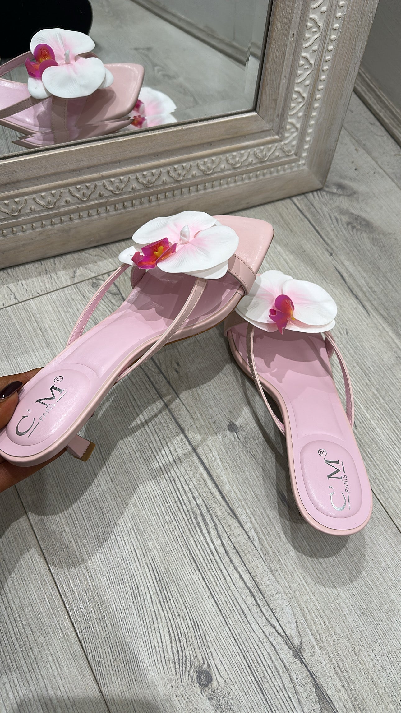 Lola Flower Kitten Heels