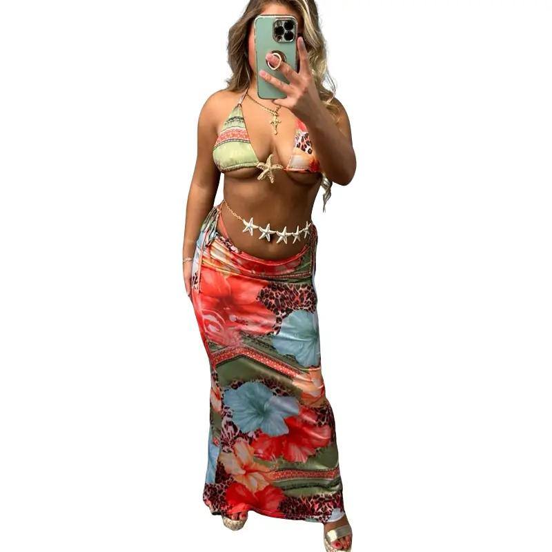 Ensemble bikini 3 pièces de plage Valerie pour femme