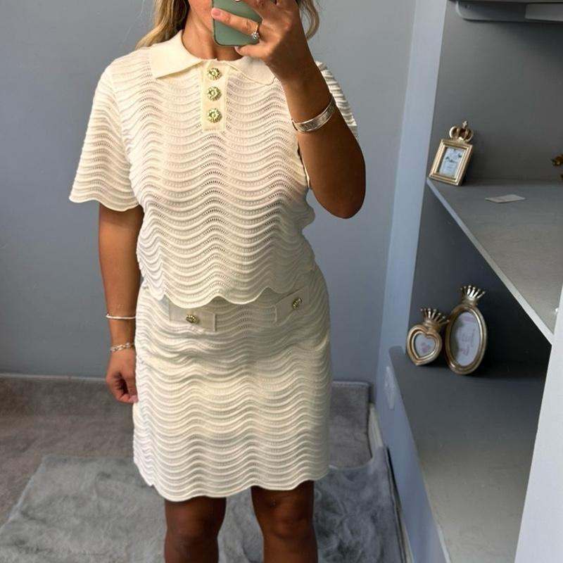 Ensemble Coordonné Tricot Élégant Mia