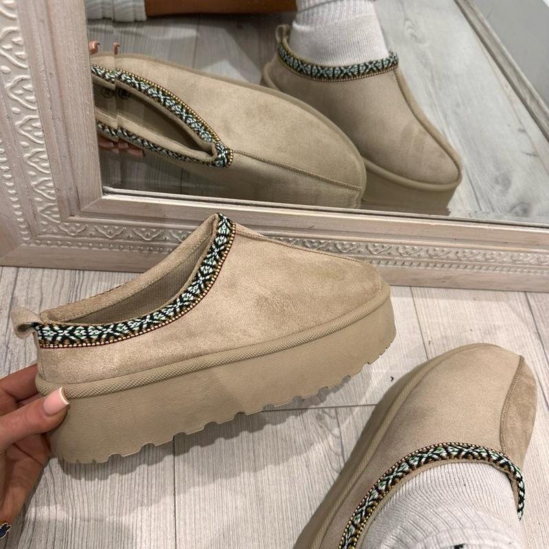 LILA Beige Winter Women Shoes