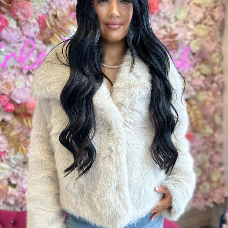 VANILLA Fur Stylish Coat