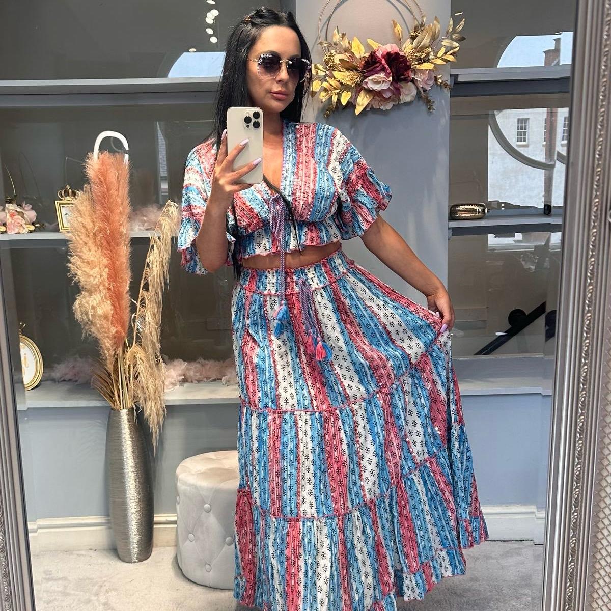 Boho Summer Co-Ord stylish outfit
