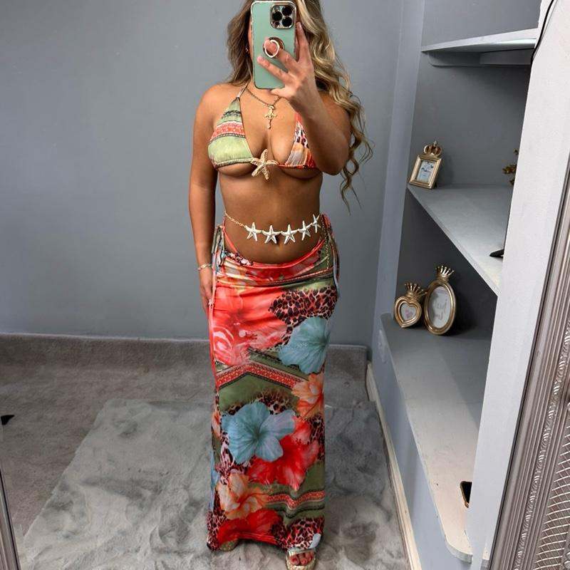 Ensemble bikini 3 pièces de plage Valerie pour femme