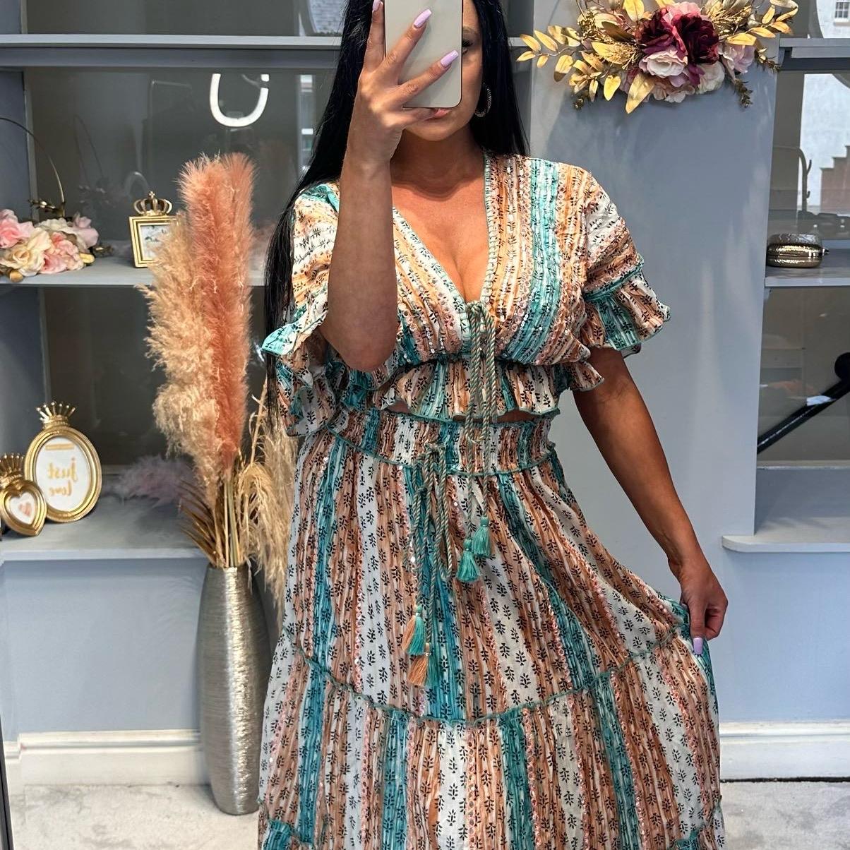Boho Summer Co-Ord stylish outfit