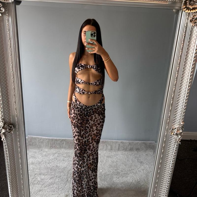 Perrie Stylish Leopard Print Festival Co-Ord