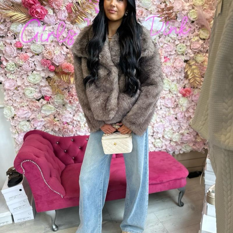 Hunter Fur Coat (One Sized 6-12)