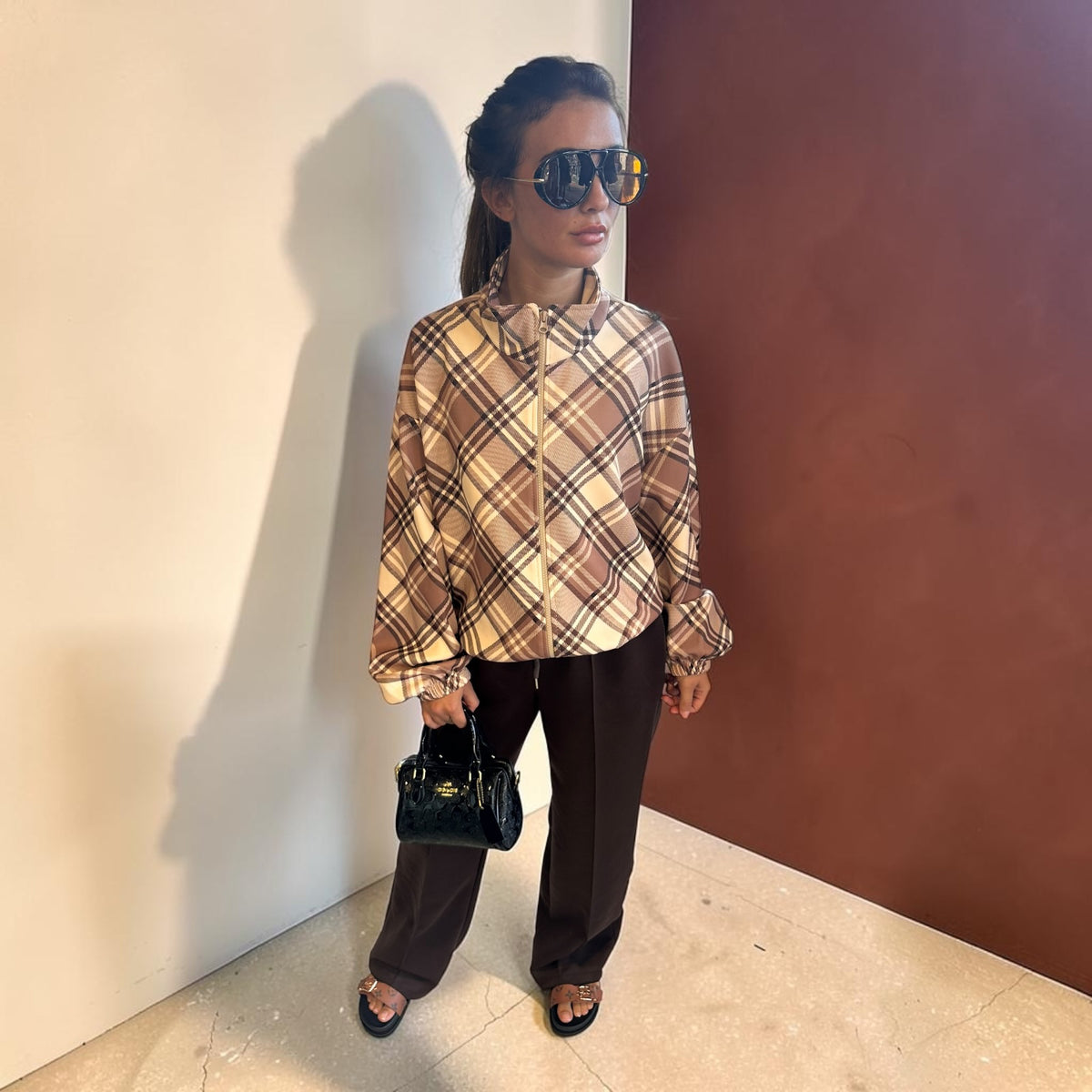 SERENA Plaid Jacket