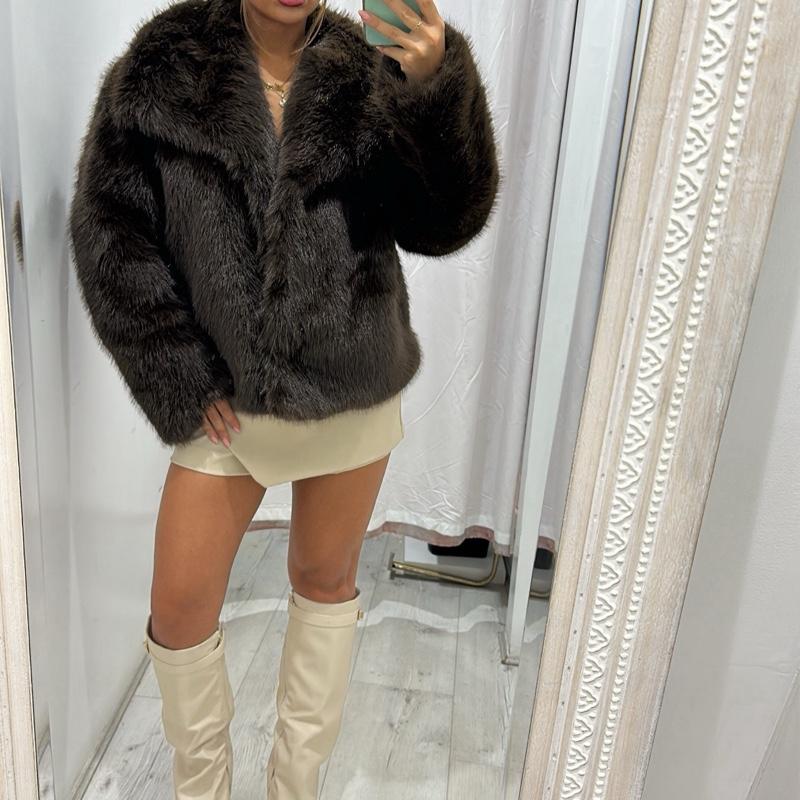 VANILLA Fur Stylish Coat