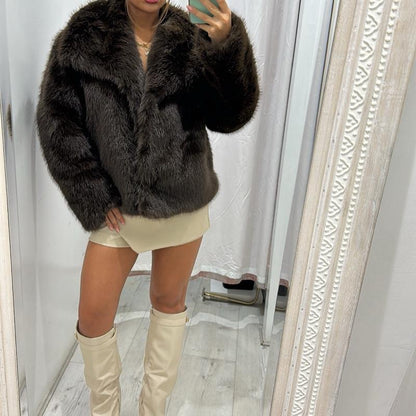 VANILLA Fur Stylish Coat