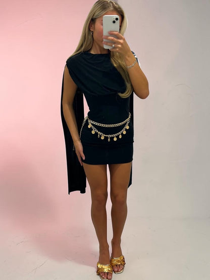 SAVANNAH Drape Dress