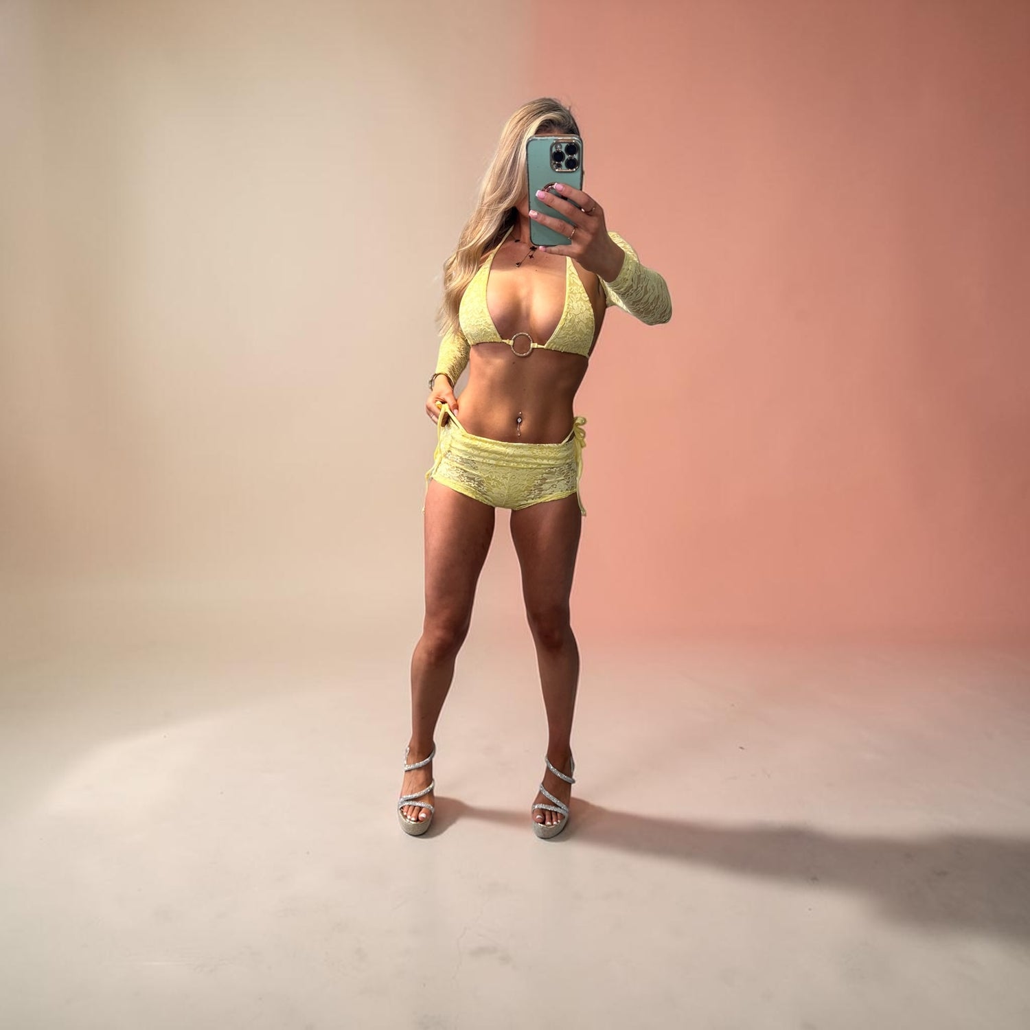 IMANI 4 peice Bikini Cover Up &amp; Shorts