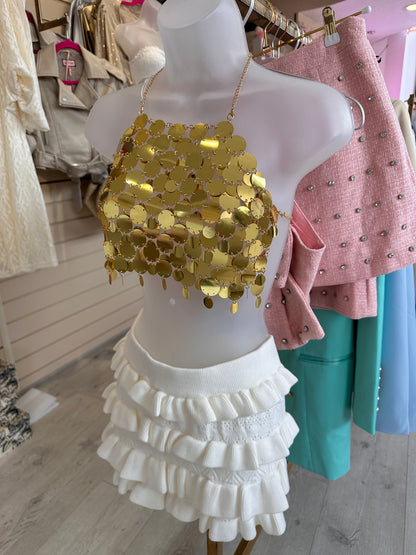 Gold Disk Chain Tops | Trendy Accessories for Women - GWP