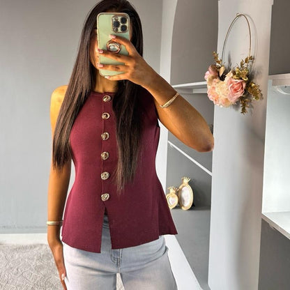 Jay Stylish Women’s Button-Up Waistcoat
