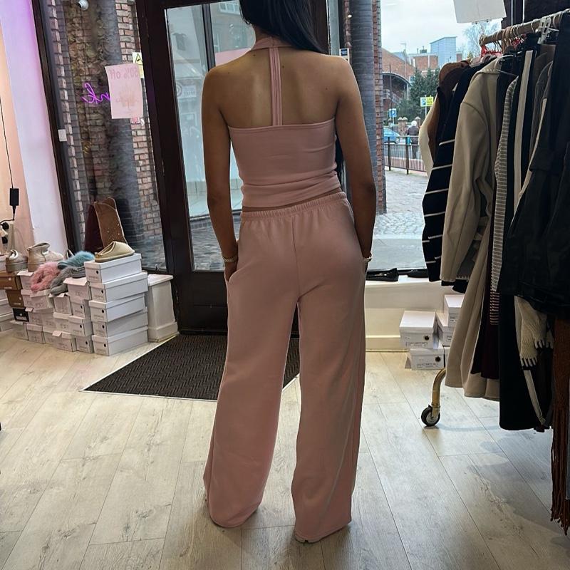 CAMILLE Strappy Top &amp; Joggers Set