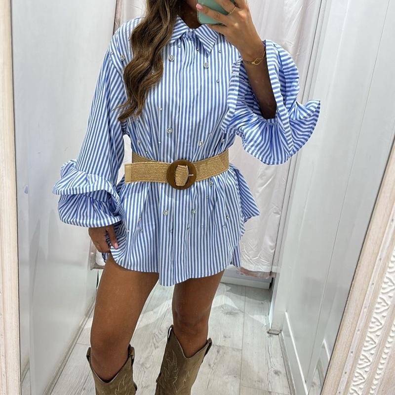 MIA Pattern Shirt Dress for Women