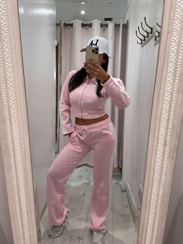DORA Tracksuit two-piece set with long sleeves and drawstring waist for comfortable wear
