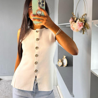 Jay Stylish Women’s Button-Up Waistcoat
