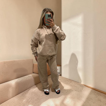 Trish Oversized Cross Tracksuit