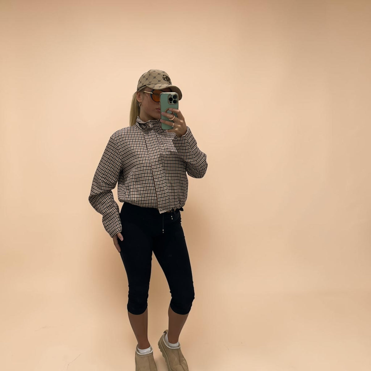 GIANNI Chekerd Bomber Jacket