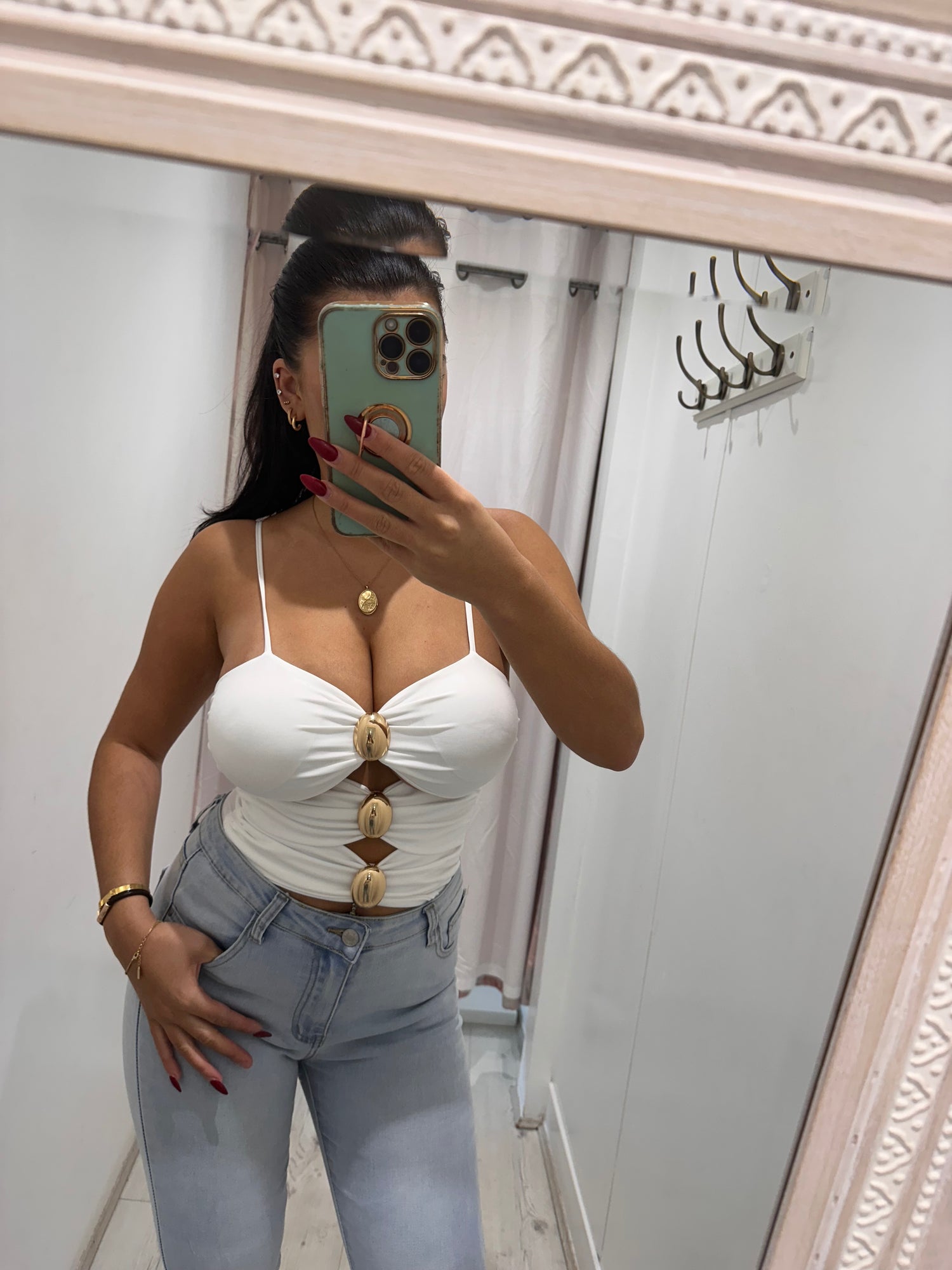 Body Romy avec boucles dorées