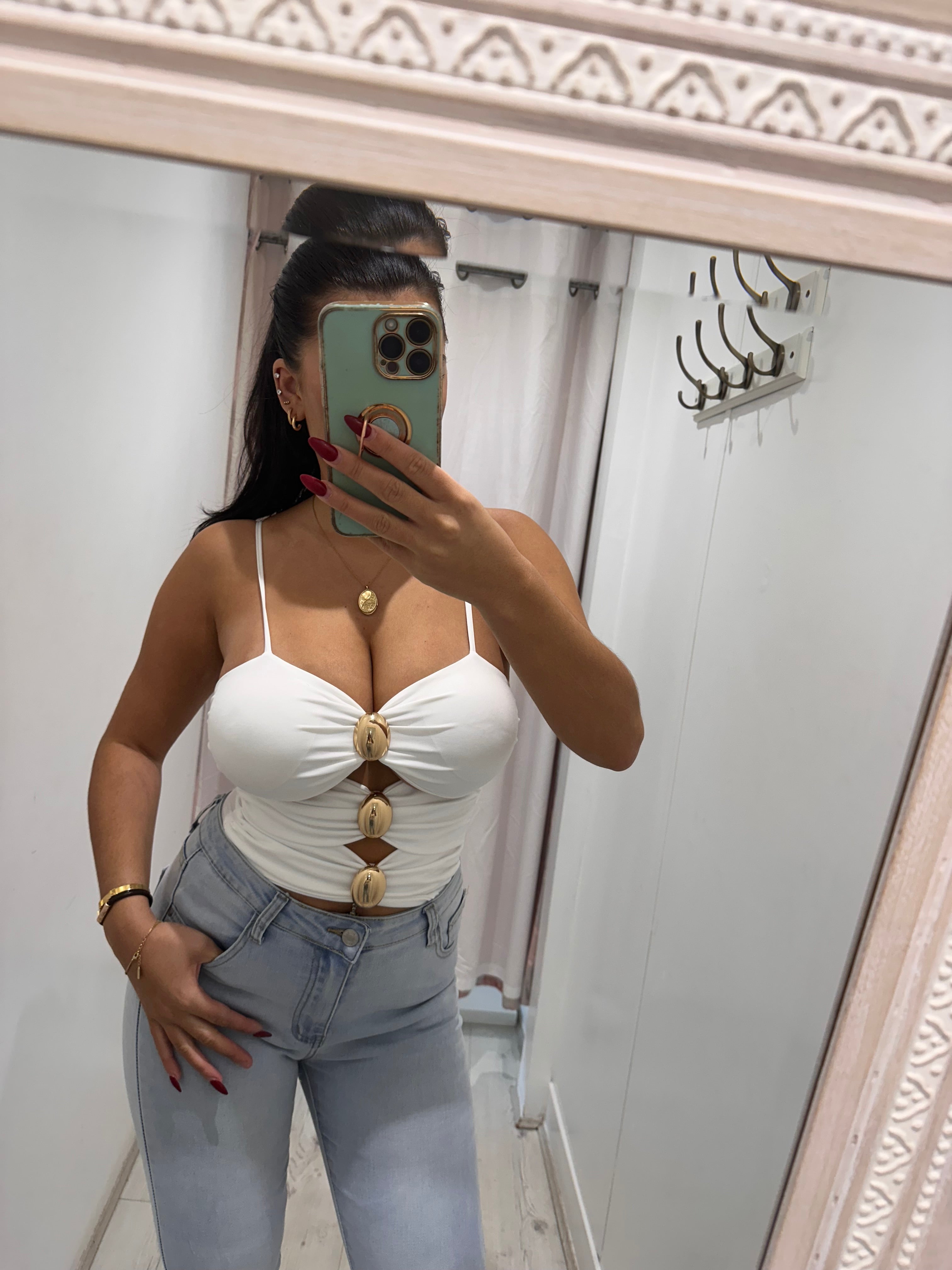 Body Romy avec boucles dorées