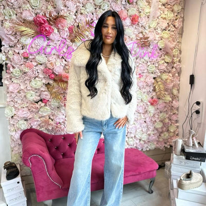 VANILLA Fur Stylish Coat