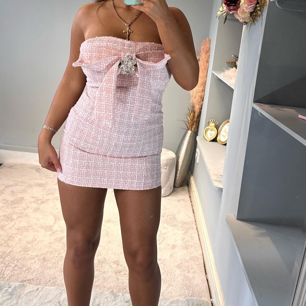 GWP Tilly Tweed Diamante Dress